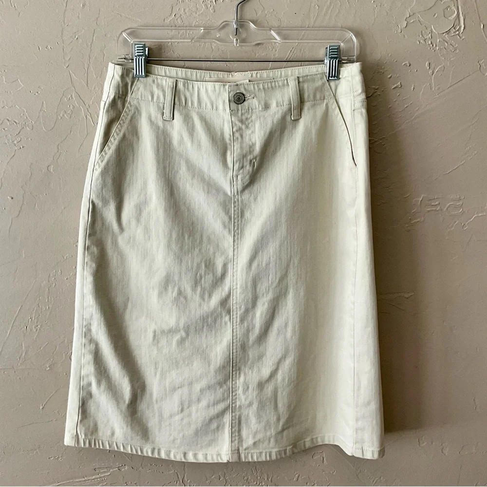 GAP Women's Cream A-Line Skirt